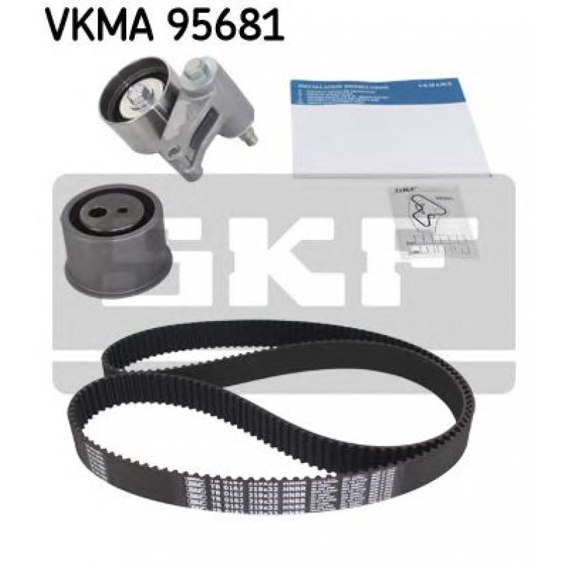 VKMA 95681 SKF Комплект (ремінь+ролики)